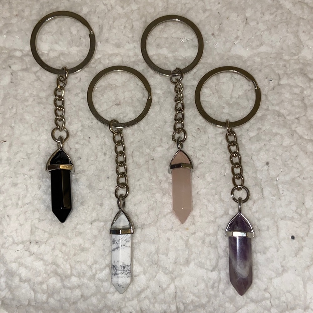 Crystal key chain $4